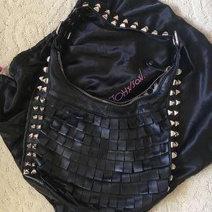 Betsey Johnson leather studded bag